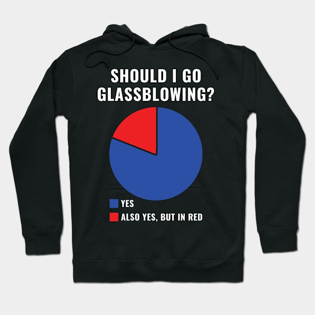 Funny Should I Go Glass Blowing? Glassblower Hoodie by Dr_Squirrel